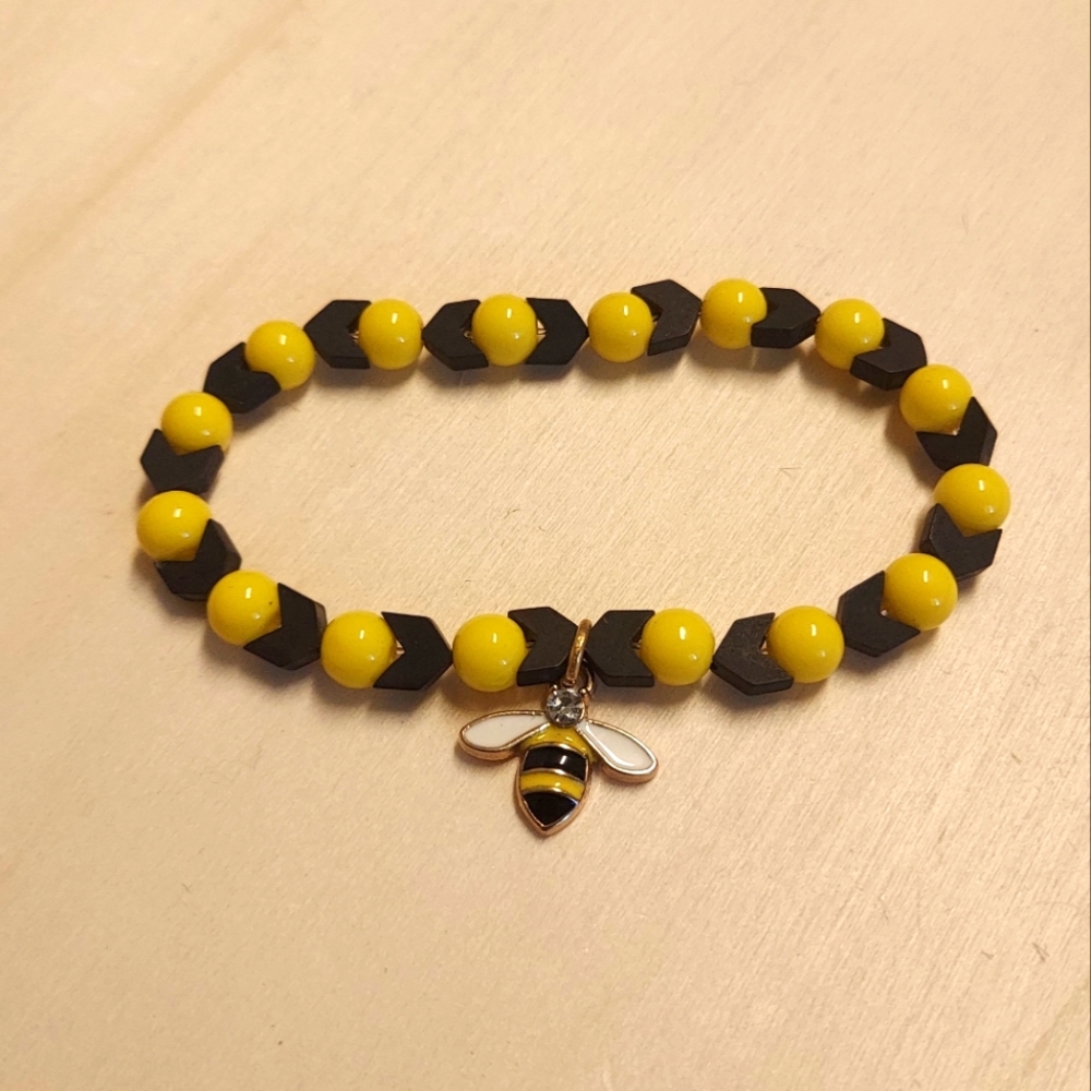 Bee Hematite bracelet